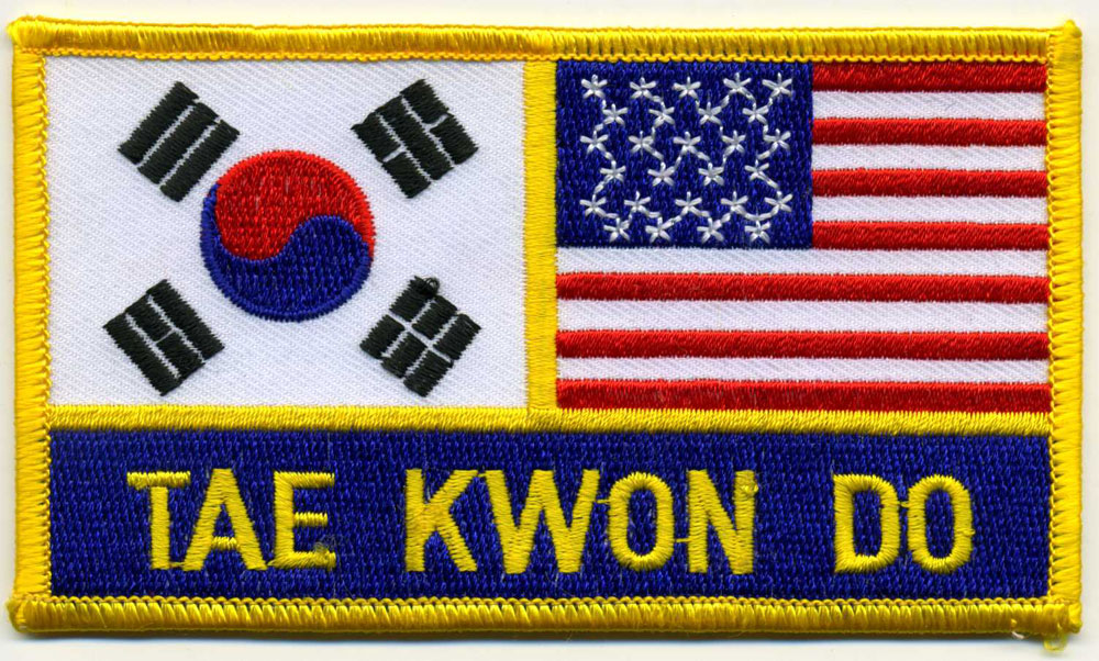 Details about   Flag USA KOREA Embroidered Patch Martial Arts Tae Kwon Do Tang Soo Do Sew-on 