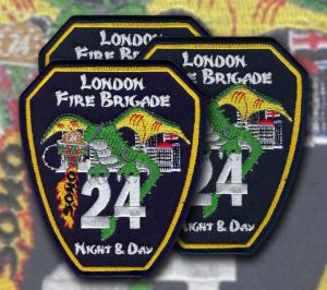 London Fire Brigade Patches presentation. 
